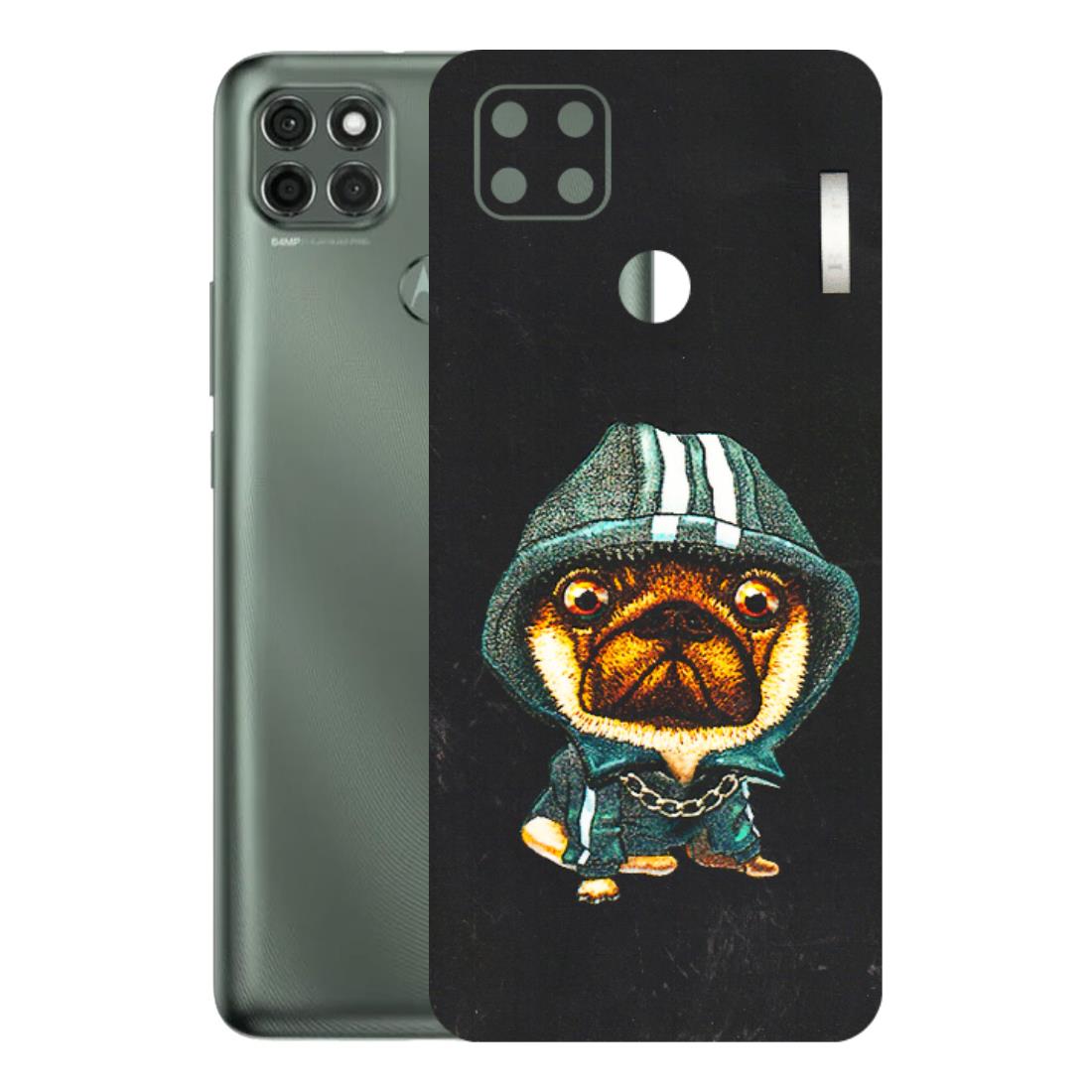 Motorola Phone Skins (All Models) - Puppy N Hoodie - 3D Embossed Finish (L-90) Motorola Moto G9 Power