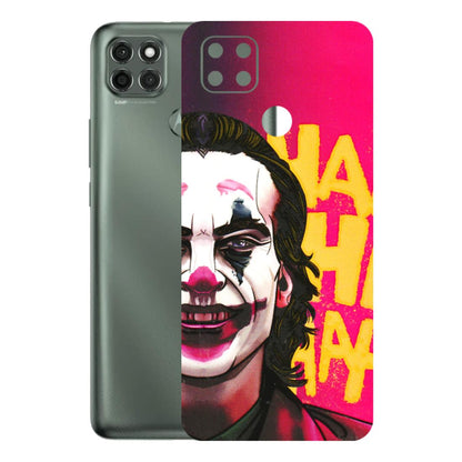 Motorola Phone Skins (All Models) - Joker Evil Laugh - 3D Embossed Finish (L-97) Motorola Moto G9 Power