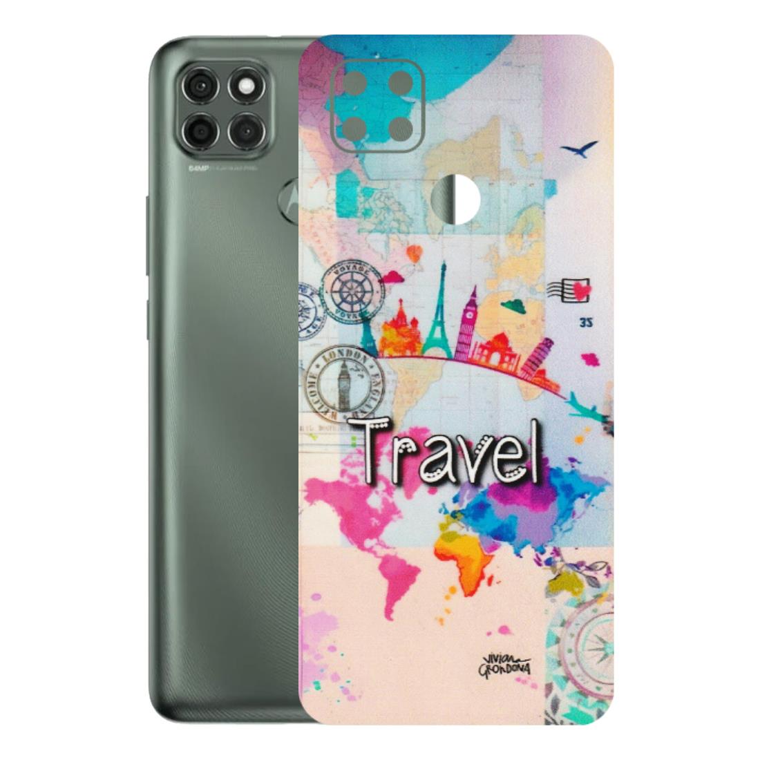 Motorola Phone Skins (All Models) - Travel The Wonders - Matte Finish (M-108) Motorola Moto G9 Power