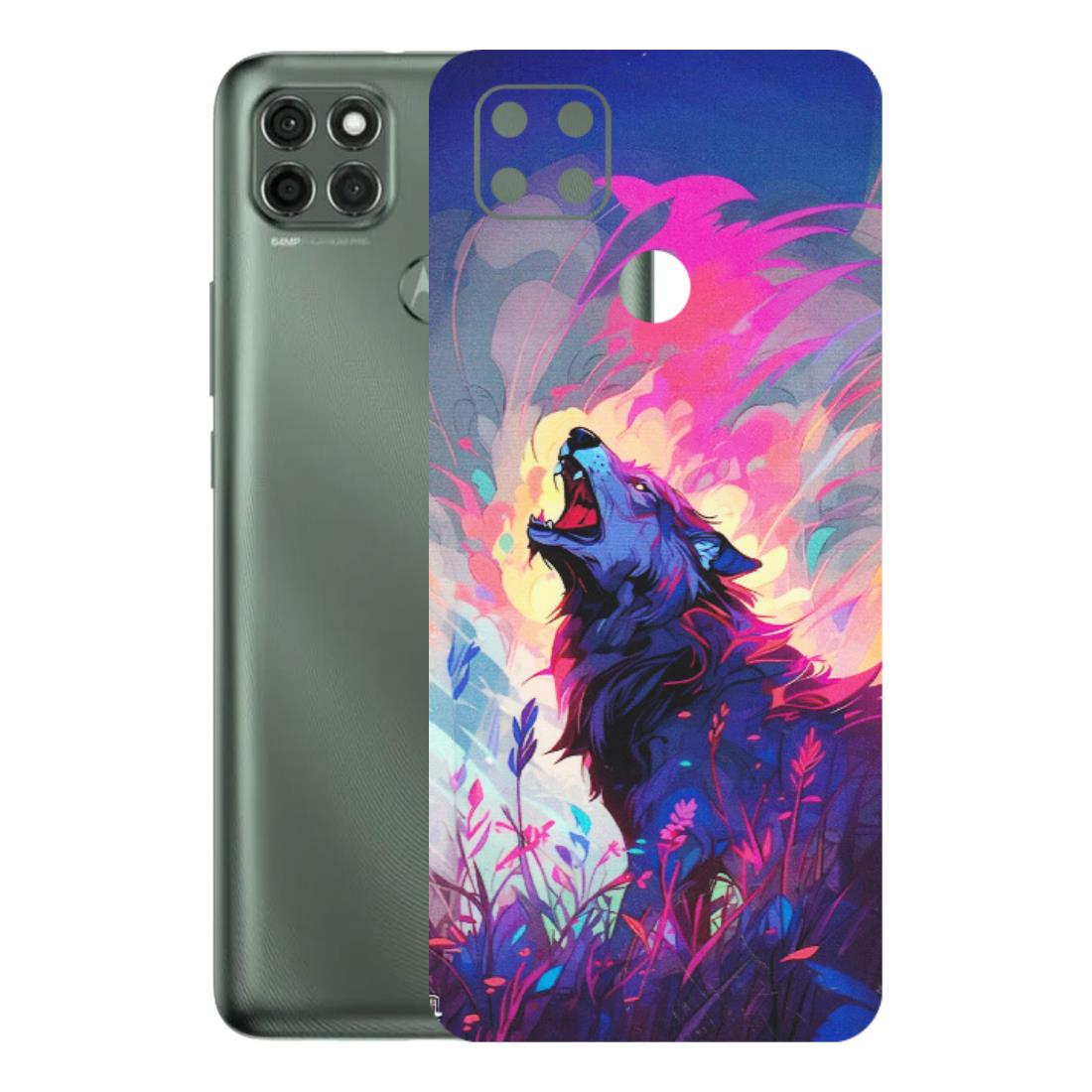 Motorola Phone Skins (All Models) - New Wild Wolf Abstract - Matte Finish (M-125) Motorola Moto G9 Power