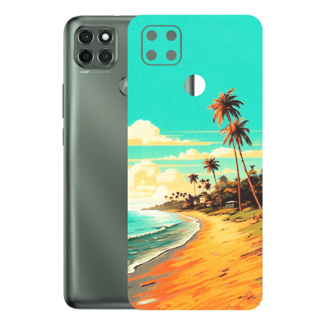 Motorola Phone Skins (All Models) - Miami Beach - Matte Finish (M-136) Motorola Moto G9 Power