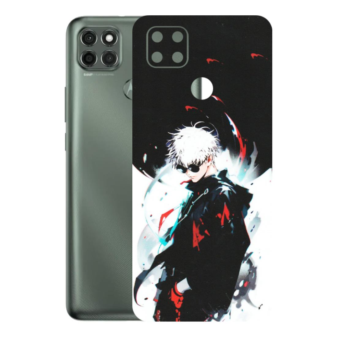 Motorola Phone Skins (All Models) - Gojo Powerful Charater Kaisen Anime - Matte Finish (M-144) Motorola Moto G9 Power