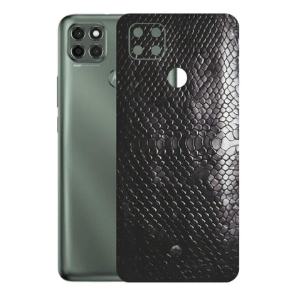 Motorola Phone Skins (All Models) - Black Snack Leather - Matte Finish (M-147) Motorola Moto G9 Power