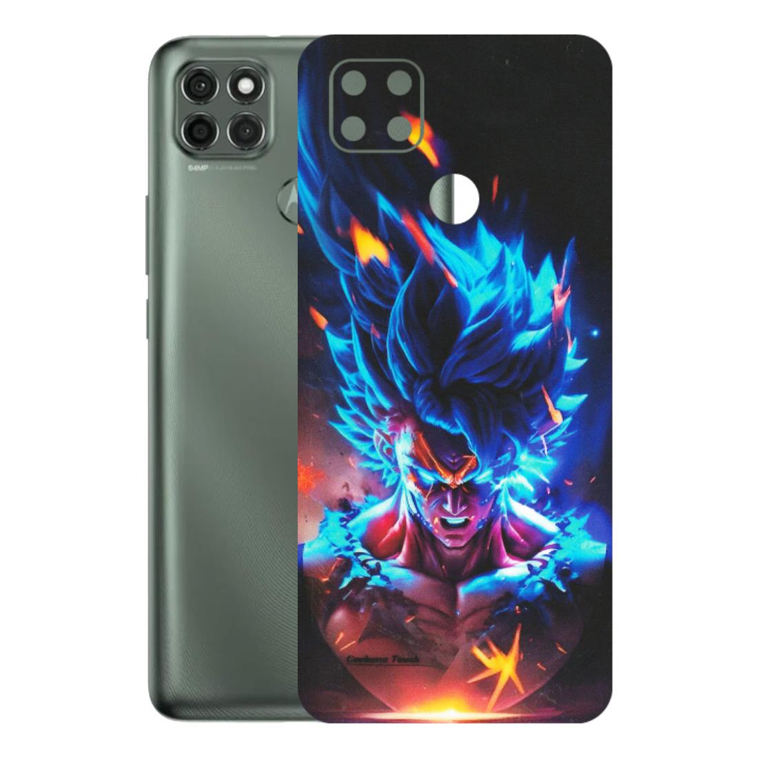 Motorola Phone Skins (All Models) - Angry Goku Dragon Ball Anime - Matte Finish (M-150) Motorola Moto G9 Power