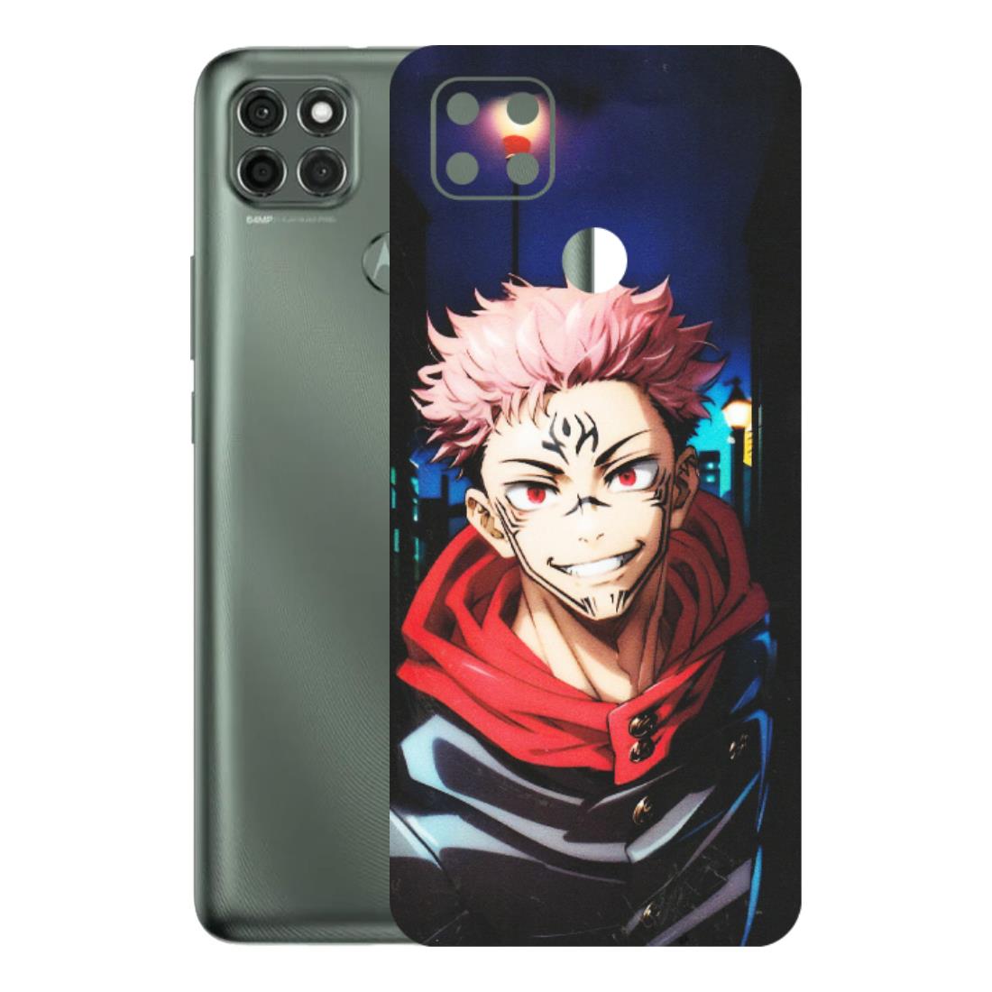 Motorola Phone Skins (All Models) - Yuji Itadori Funny Face Anime - Matte Finish (M-152) Motorola Moto G9 Power