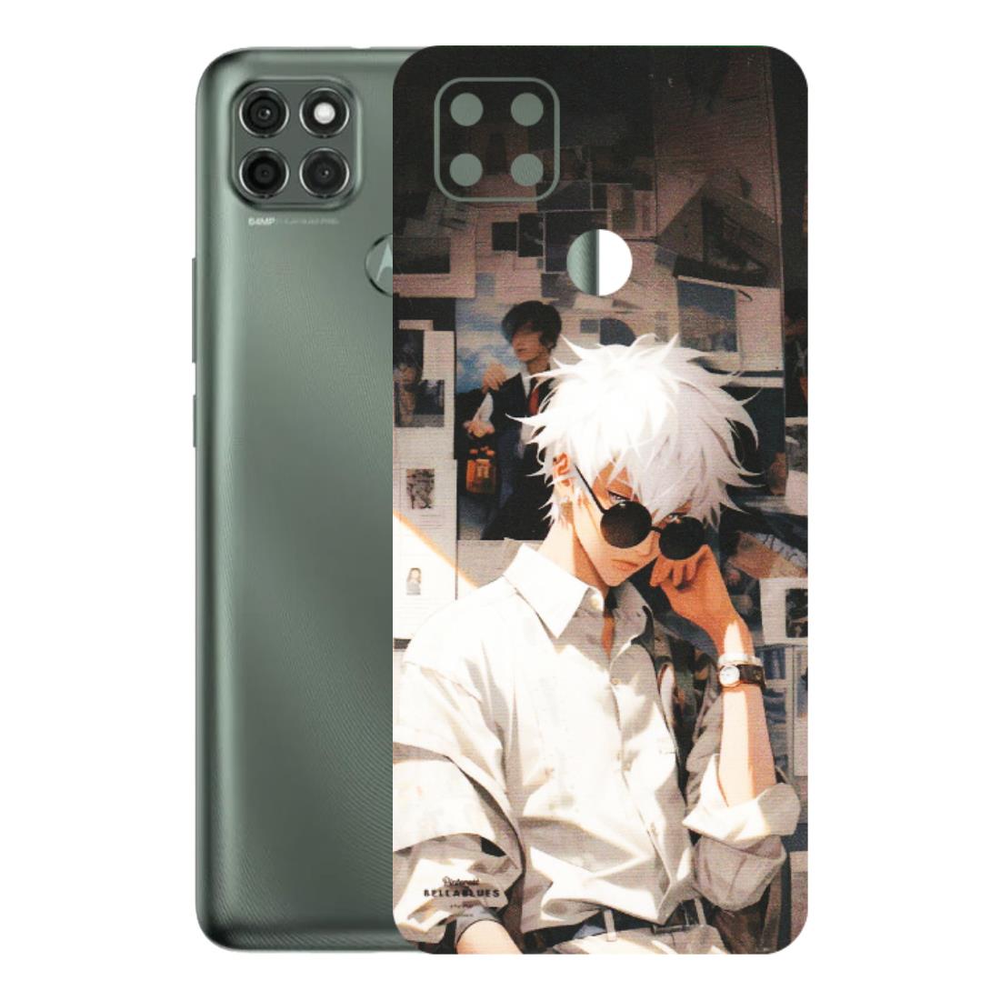 Motorola Phone Skins (All Models) - Gojo Satoru Jujustu Kaisen Anime - Matte Finish (M-156) Motorola Moto G9 Power