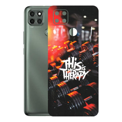 Motorola Phone Skins (All Models) - GYM Lover Therapy - Matte Finish (M-160) Motorola Moto G9 Power