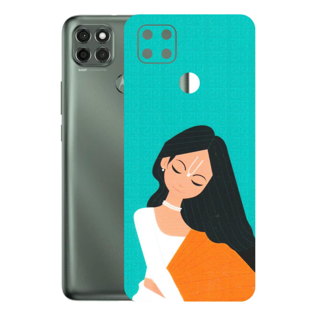 Motorola Phone Skins (All Models) - Radhe Radhe With Hindu Symbol - Matte Finish (M-164) Motorola Moto G9 Power