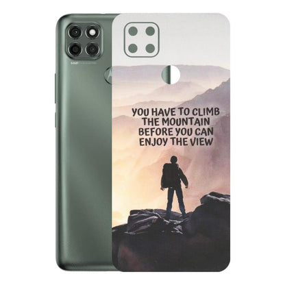 Motorola Phone Skins (All Models) - Motivational Hiking Mountain - Matte Finish (M-28) Motorola Moto G9 Power