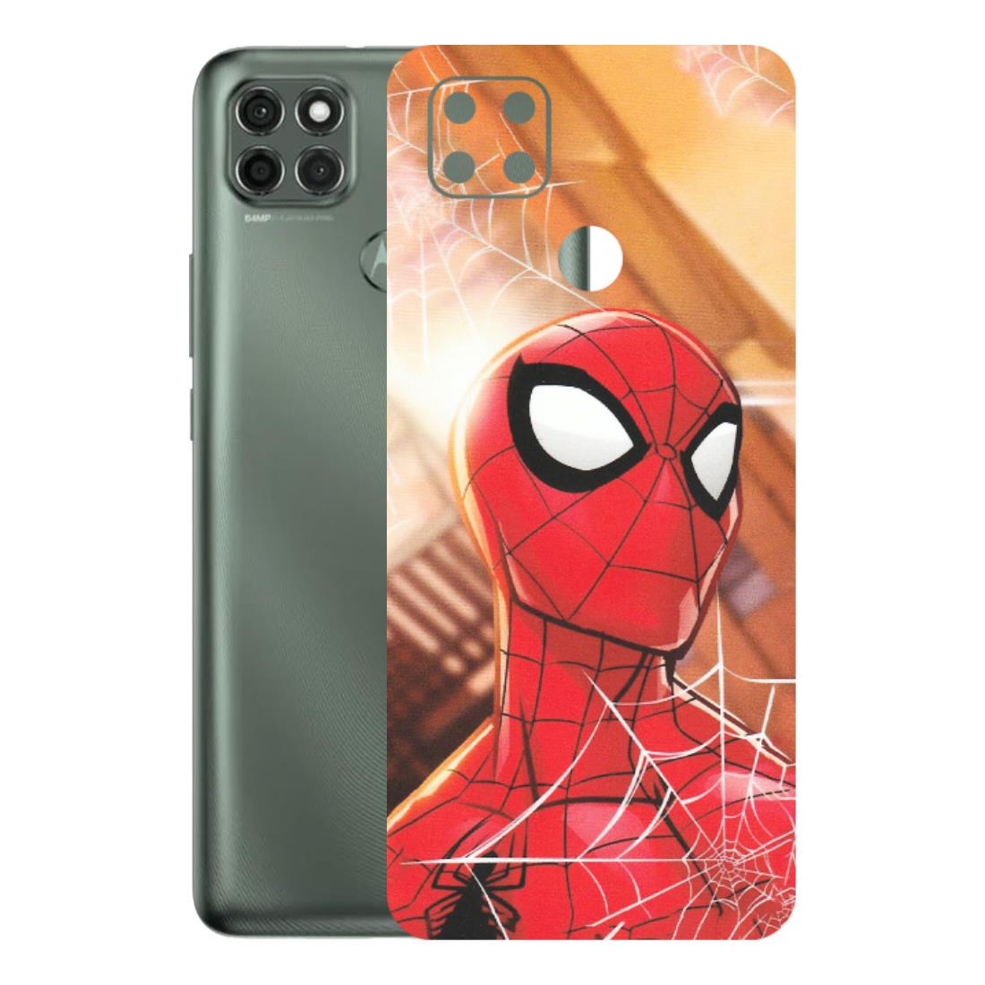 Motorola Phone Skins (All Models) - Spiderman Face New - Matte Finish (M-41) Motorola Moto G9 Power