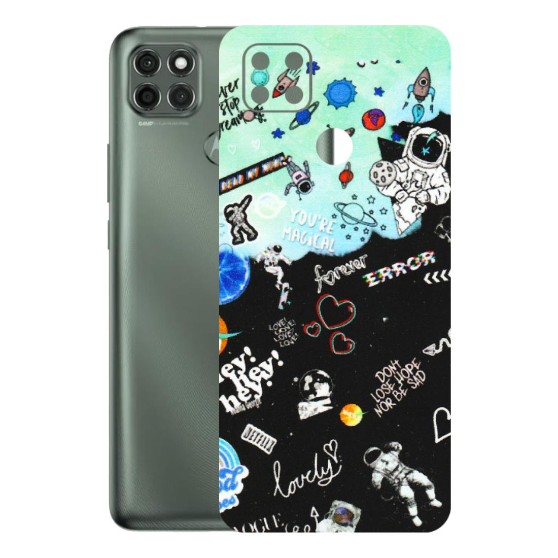 Motorola Phone Skins (All Models) - Living In A Space Dream - Matte Finish (M-46) Motorola Moto G9 Power