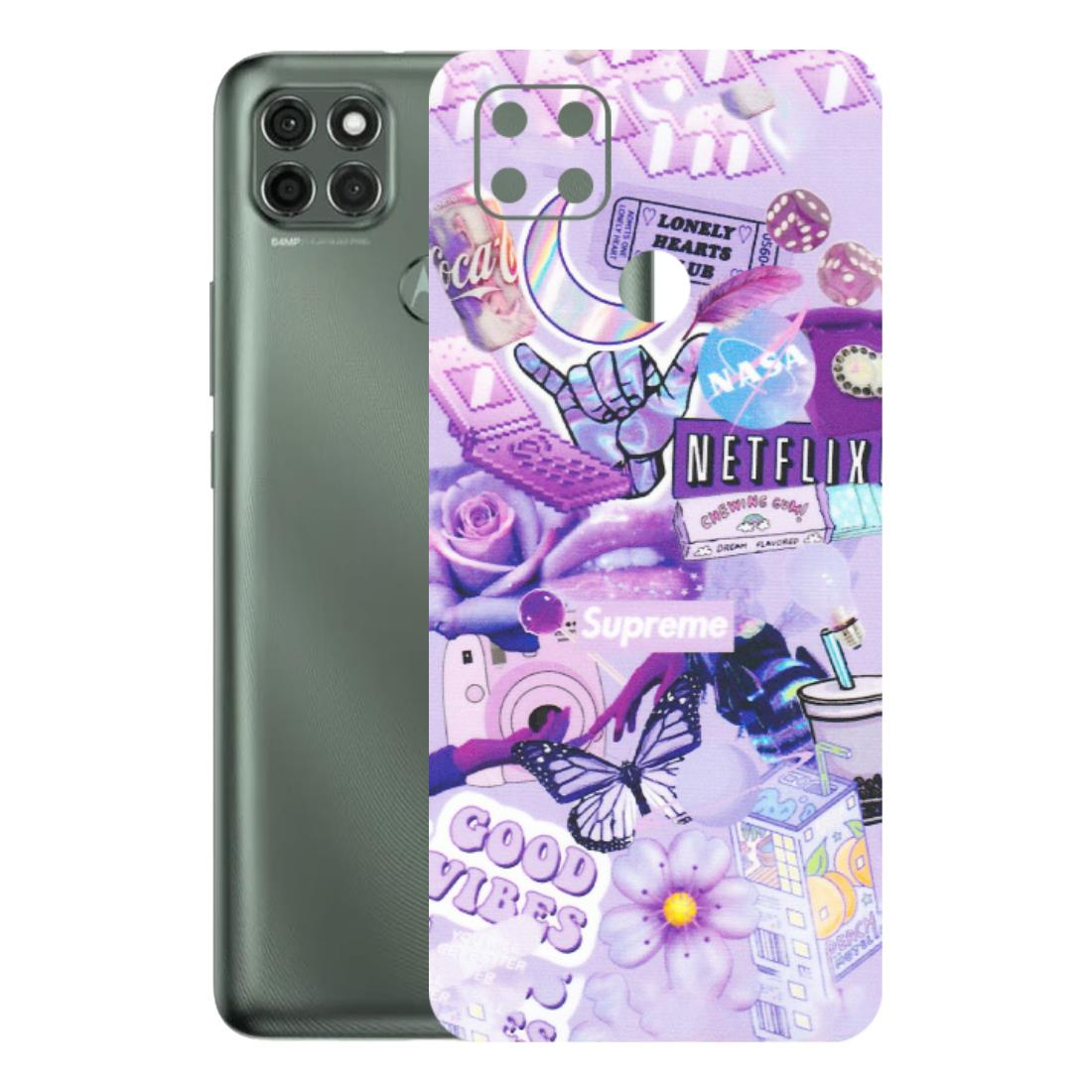 Motorola Phone Skins (All Models) - Supreme Purple Magic - Matte Finish (M-88) Motorola Moto G9 Power