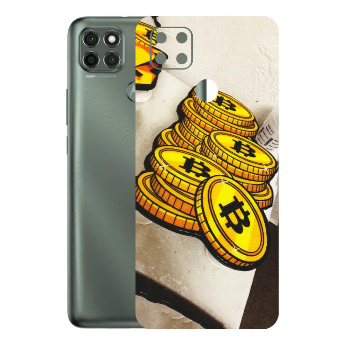 Motorola Phone Skins (All Models) - Billionaire Bitcoin Collection - Matte Finish (M-92) Motorola Moto G9 Power