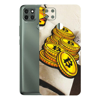 Motorola Phone Skins (All Models) - Billionaire Bitcoin Collection - Matte Finish (M-92) Motorola Moto G9 Power