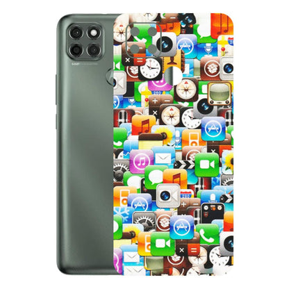 Motorola Phone Skins (All Models) - All Apple Icons - Matte Finish (M-93) Motorola Moto G9 Power