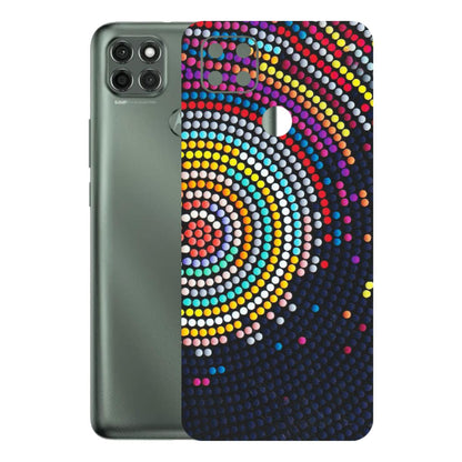 Motorola Phone Skins (All Models) - Rainbow Dot Mandala - Matte Finish (M-97) Motorola Moto G9 Power