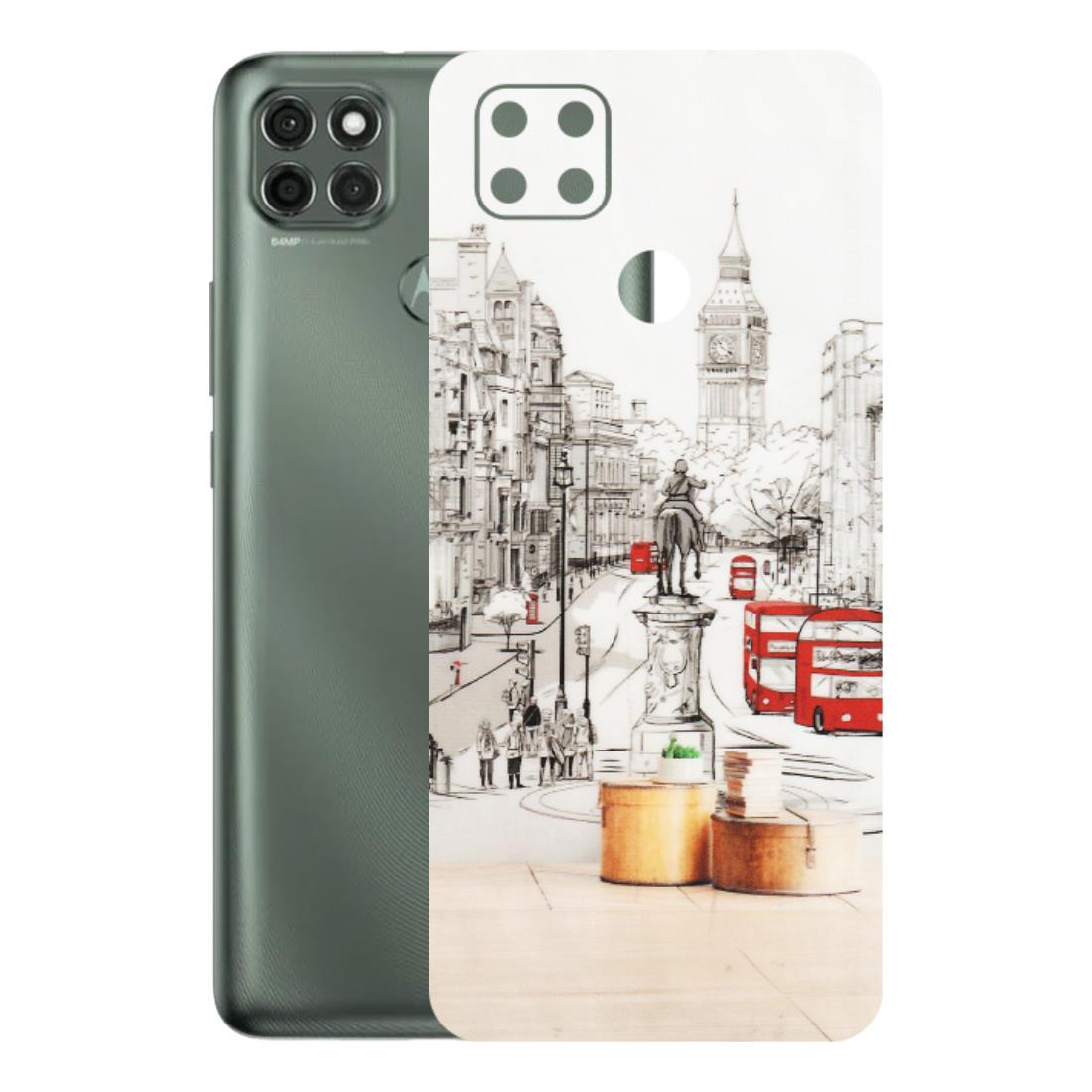 Motorola Phone Skins (All Models) - London Street - Transparent Finish (T-02) Motorola Moto G9 Power