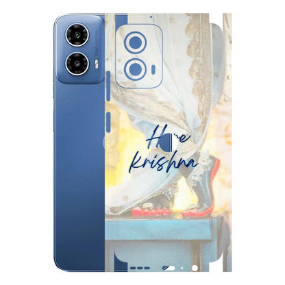 Motorola Phone Skins (All Models) - Hare Krishna - 3D Embossed Finish (L-03) Motorola Moto G 34 (5G)
