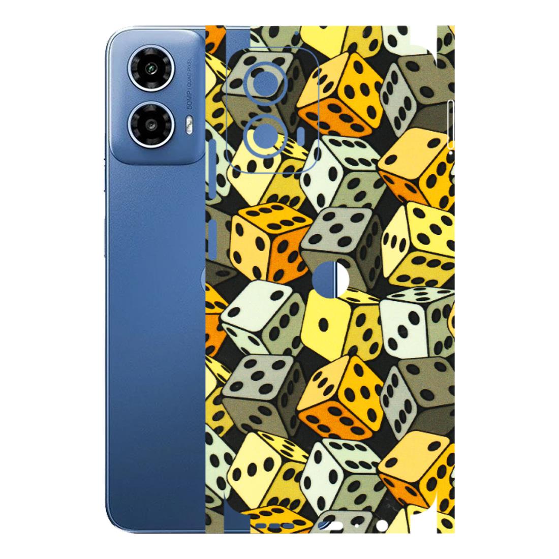 Motorola Phone Skins (All Models) - Dices Of Life - 3D Embossed Finish (L-04) Motorola Moto G 34 (5G)