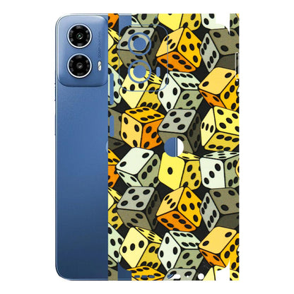 Motorola Phone Skins (All Models) - Dices Of Life - 3D Embossed Finish (L-04) Motorola Moto G 34 (5G)