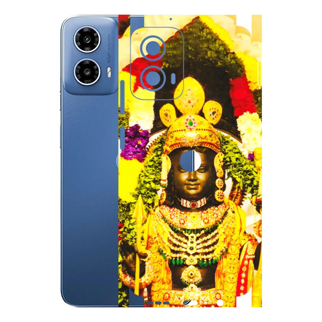Motorola Phone Skins (All Models) - Ram Lalla Ayodhya - 3D Embossed Finish (L-103) Motorola Moto G 34 (5G)
