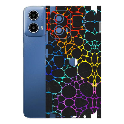 Motorola Phone Skins (All Models) - Abstract Art MultiColour - 3D Embossed Finish (L-133) Motorola Moto G 34 (5G)