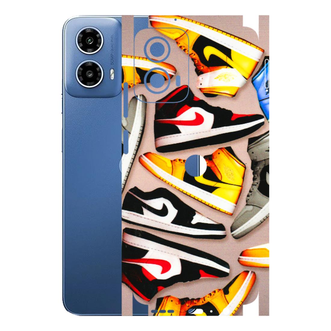 Motorola Phone Skins (All Models) - Sneaker Lover - 3D Embossed Finish (L-135) Motorola Moto G 34 (5G)