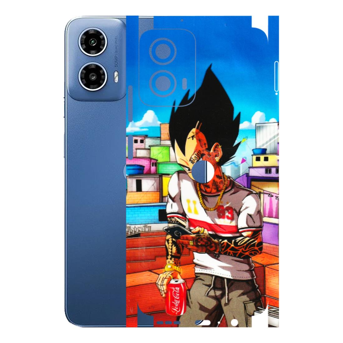 Motorola Phone Skins (All Models) - Vegeta - 3D Embossed Finish (L-136) Motorola Moto G 34 (5G)