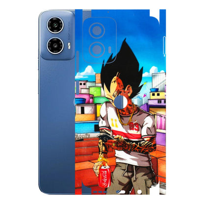 Motorola Phone Skins (All Models) - Vegeta - 3D Embossed Finish (L-136) Motorola Moto G 34 (5G)