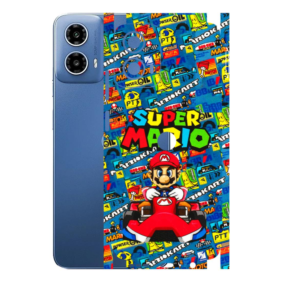 Motorola Phone Skins (All Models) - Super Mario Kart - 3D Embossed Finish (L-140) Motorola Moto G 34 (5G)