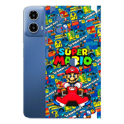 Motorola Phone Skins (All Models) - Super Mario Kart - 3D Embossed Finish (L-140) Motorola Moto G 34 (5G)