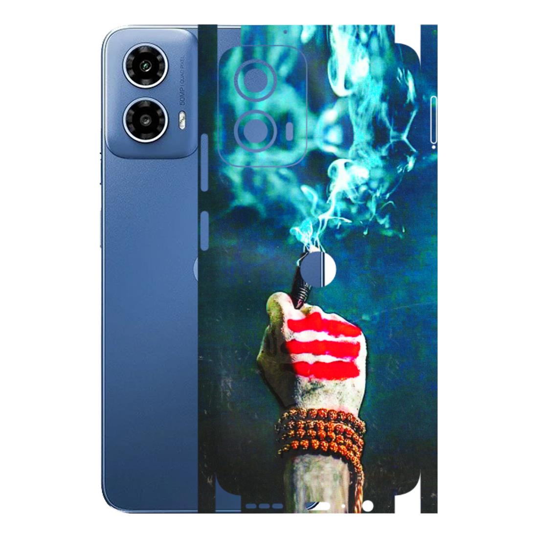 Motorola Phone Skins (All Models) - Mahadev Bhakt - 3D Embossed Finish (L-146) Motorola Moto G 34 (5G)