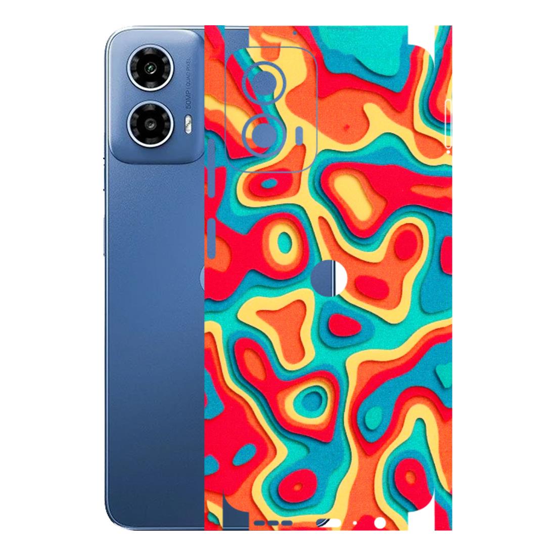 Motorola Phone Skins (All Models) - Abstract Swirl - 3D Embossed Finish (L-150) Motorola Moto G 34 (5G)