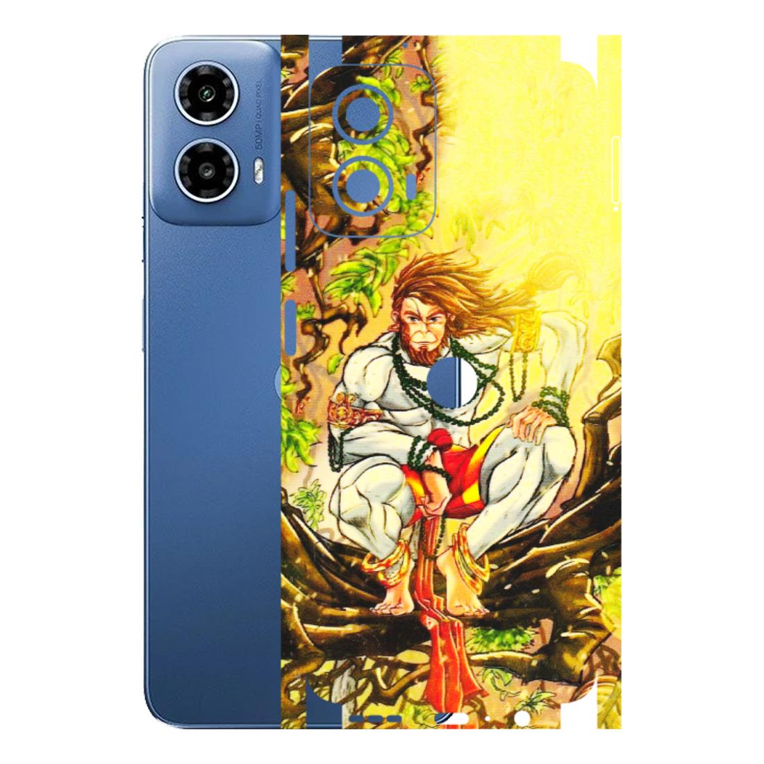 Motorola Phone Skins (All Models) - Lord Hanuman - 3D Embossed Finish (L-152) Motorola Moto G 34 (5G)