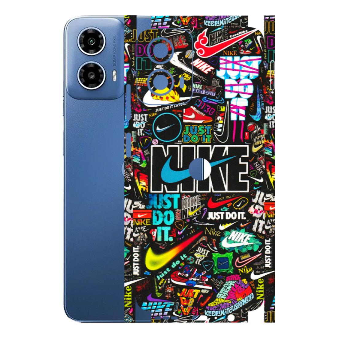 Motorola Phone Skins (All Models) - Just Do It Doodles - 3D Embossed Finish (L-166) Motorola Moto G 34 (5G)