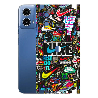 Motorola Phone Skins (All Models) - Just Do It Doodles - 3D Embossed Finish (L-166) Motorola Moto G 34 (5G)