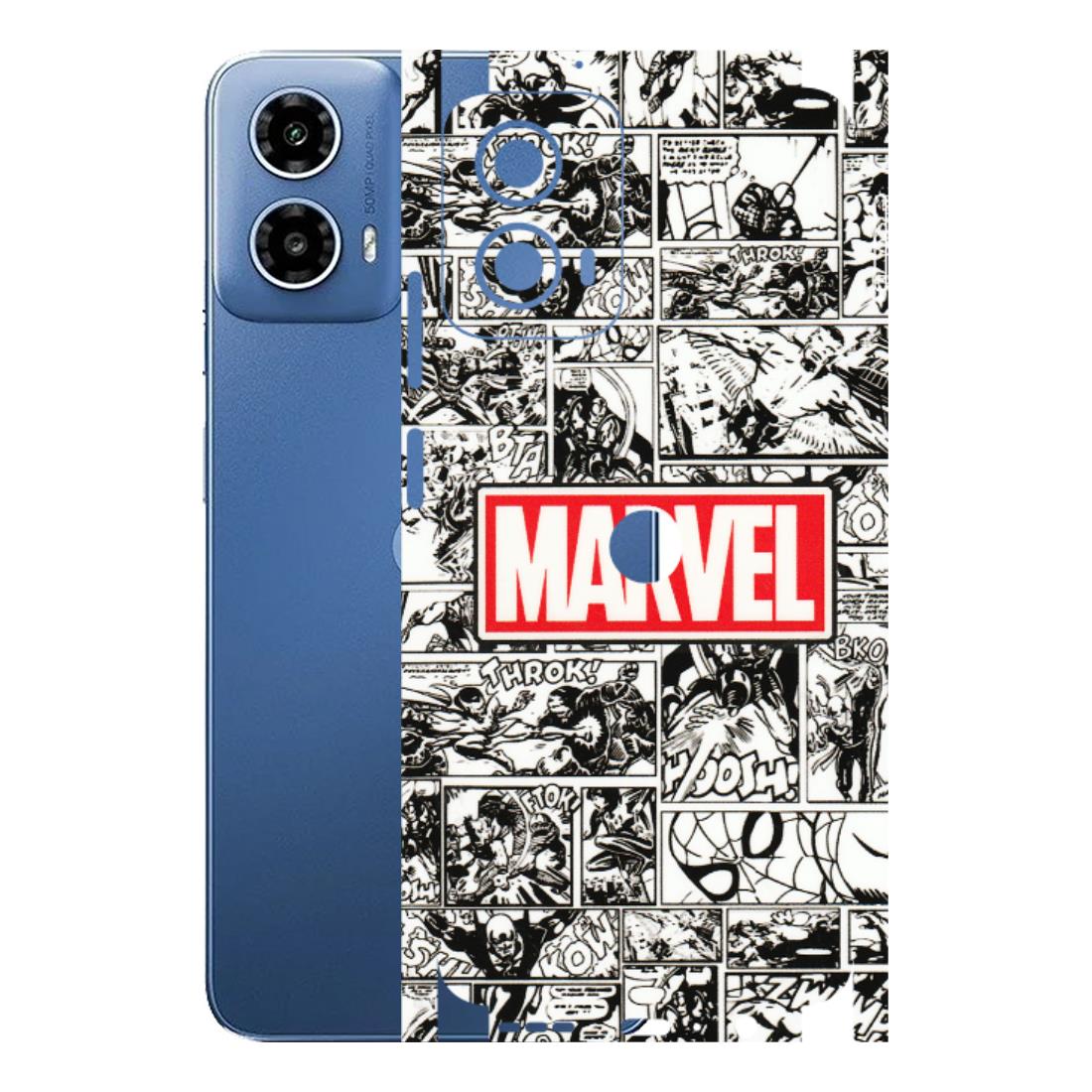Motorola Phone Skins (All Models) - Marvel Comic - 3D Embossed Finish (L-171) Motorola Moto G 34 (5G)