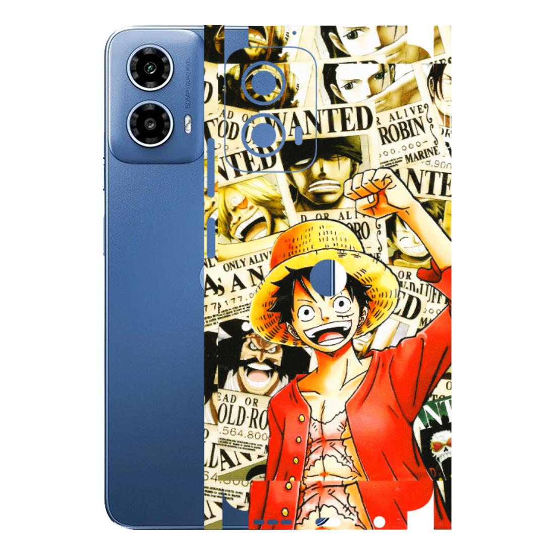 Motorola Phone Skins (All Models) - Luffy Anime - 3D Embossed Finish (L-177) Motorola Moto G 34 (5G)