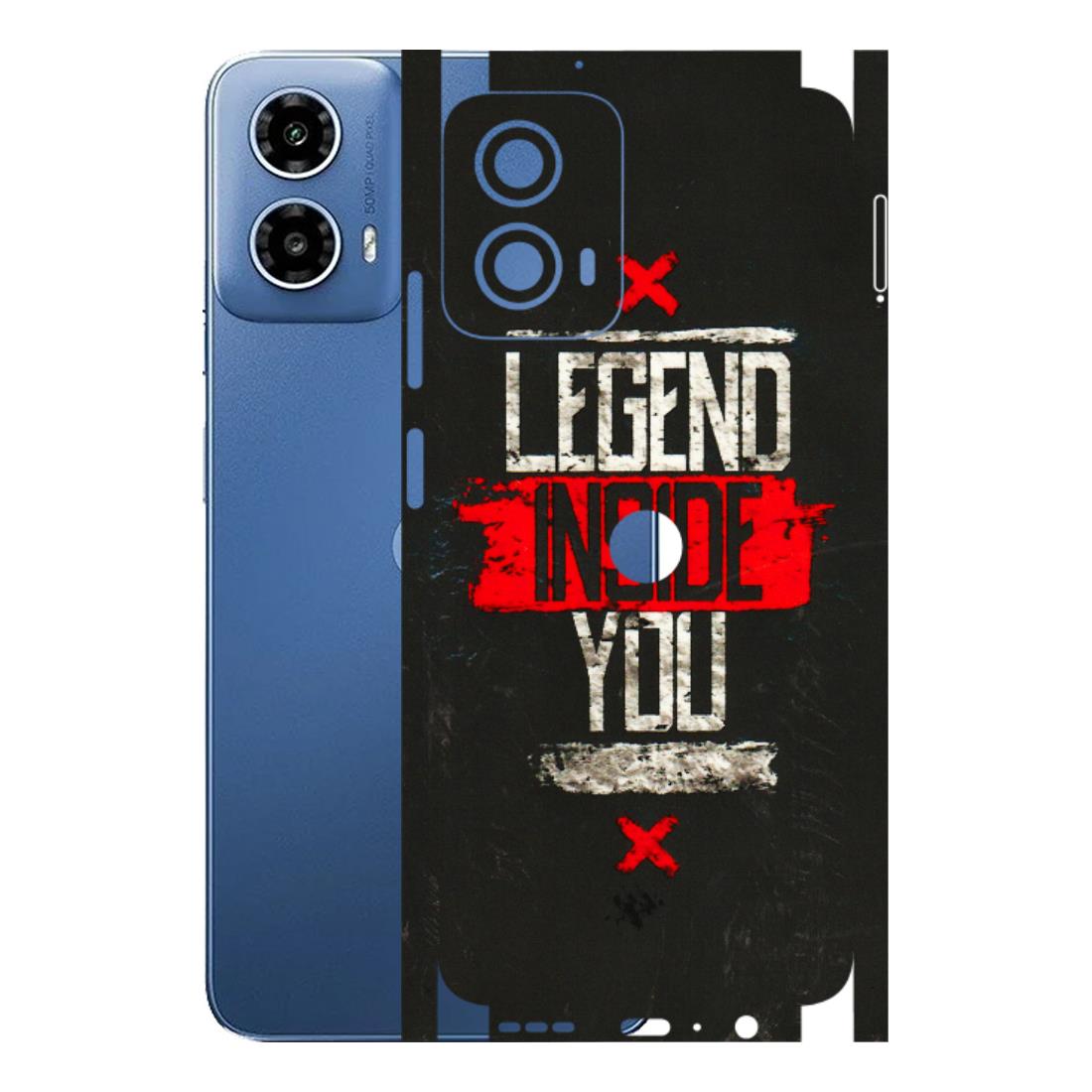 Motorola Phone Skins (All Models) - Legend Inside You - 3D Embossed Finish (L-186) Motorola Moto G 34 (5G)