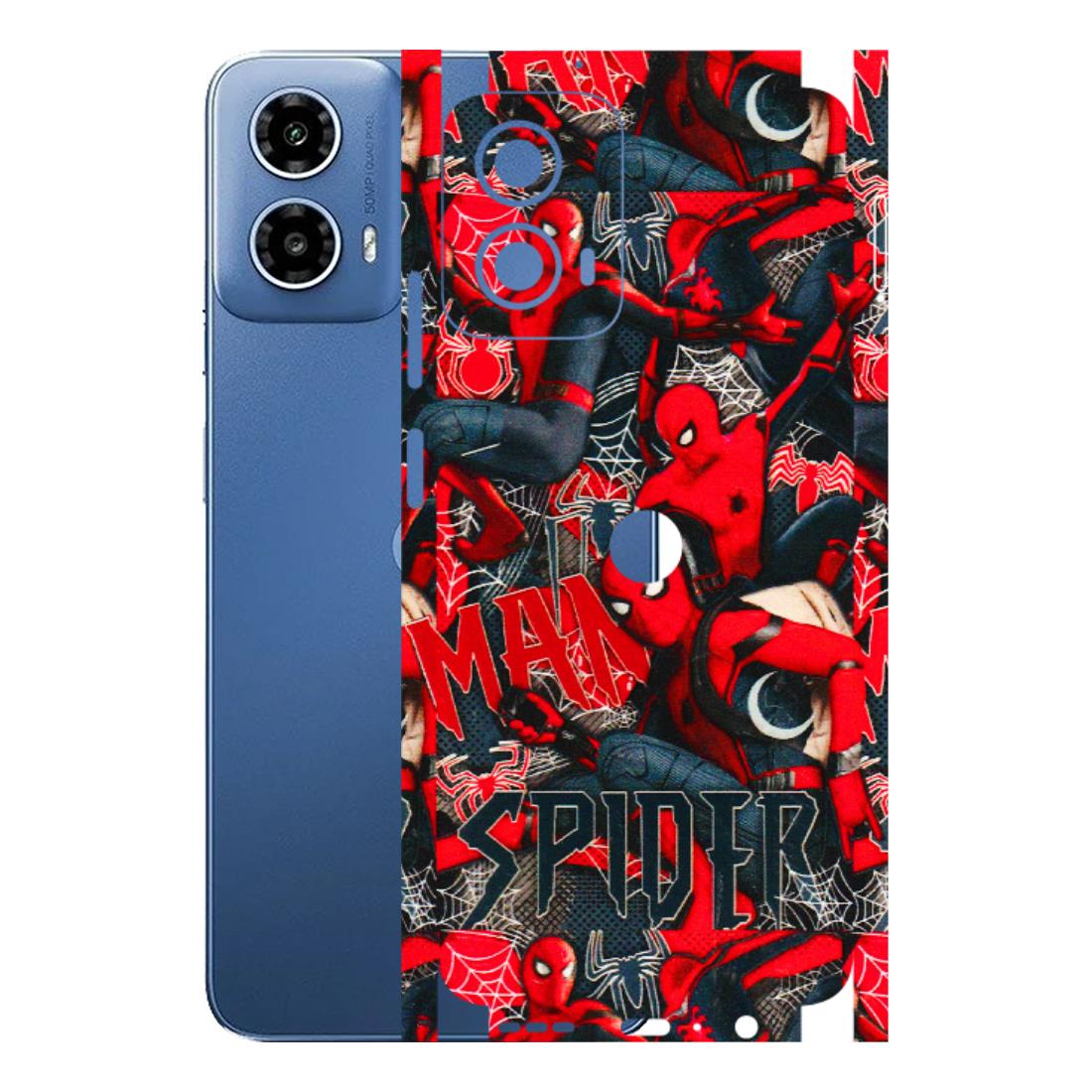Motorola Phone Skins (All Models) - SpiderMan Cool - 3D Embossed Finish (L-188) Motorola Moto G 34 (5G)