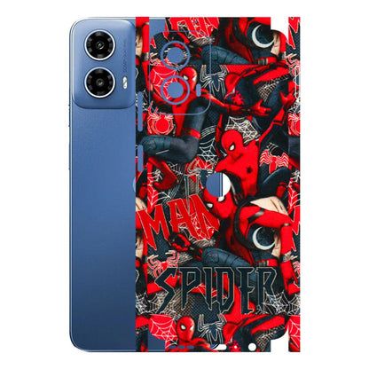 Motorola Phone Skins (All Models) - SpiderMan Cool - 3D Embossed Finish (L-188) Motorola Moto G 34 (5G)