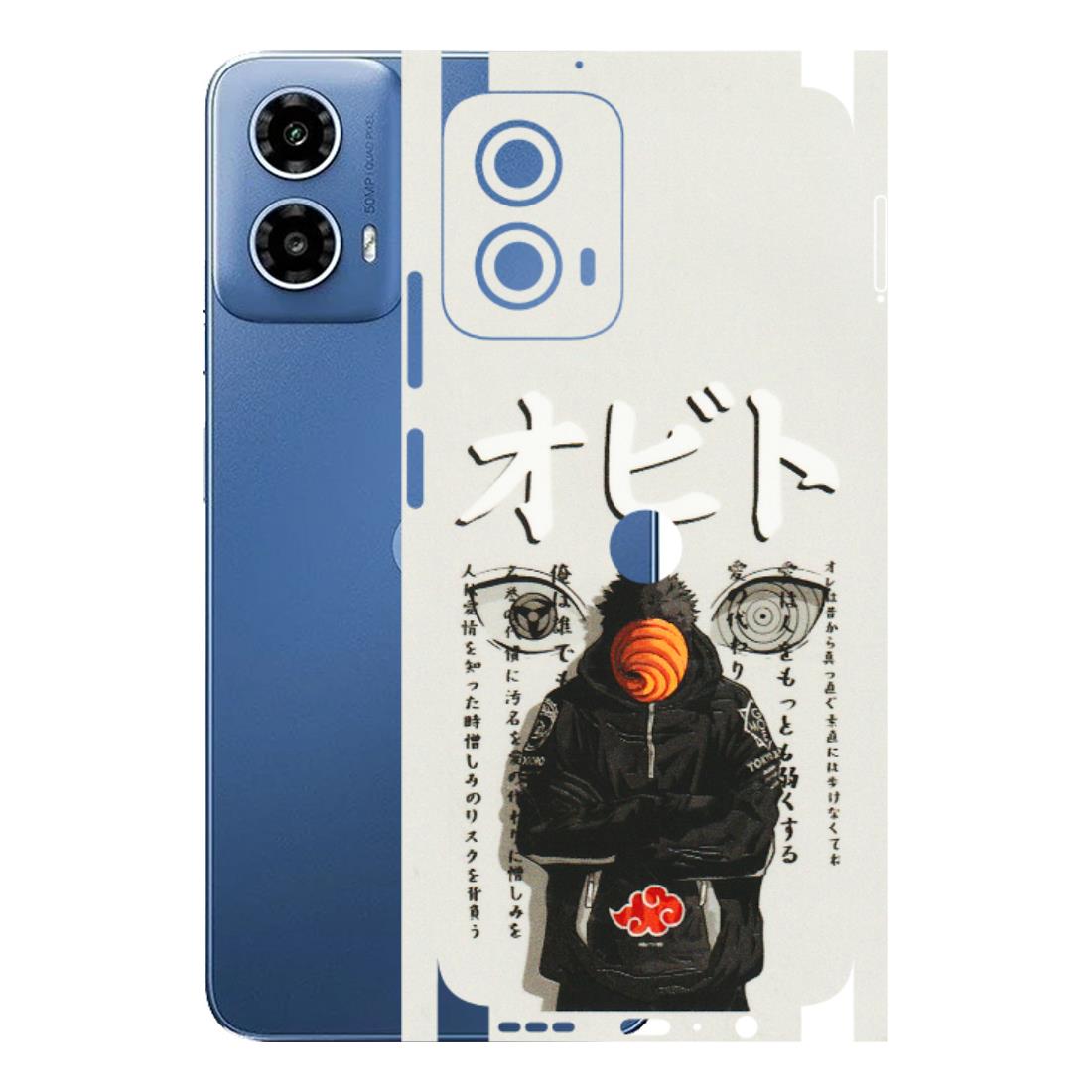 Motorola Phone Skins (All Models) - Obito Anime Eye - 3D Embossed Finish (L-19) Motorola Moto G 34 (5G)