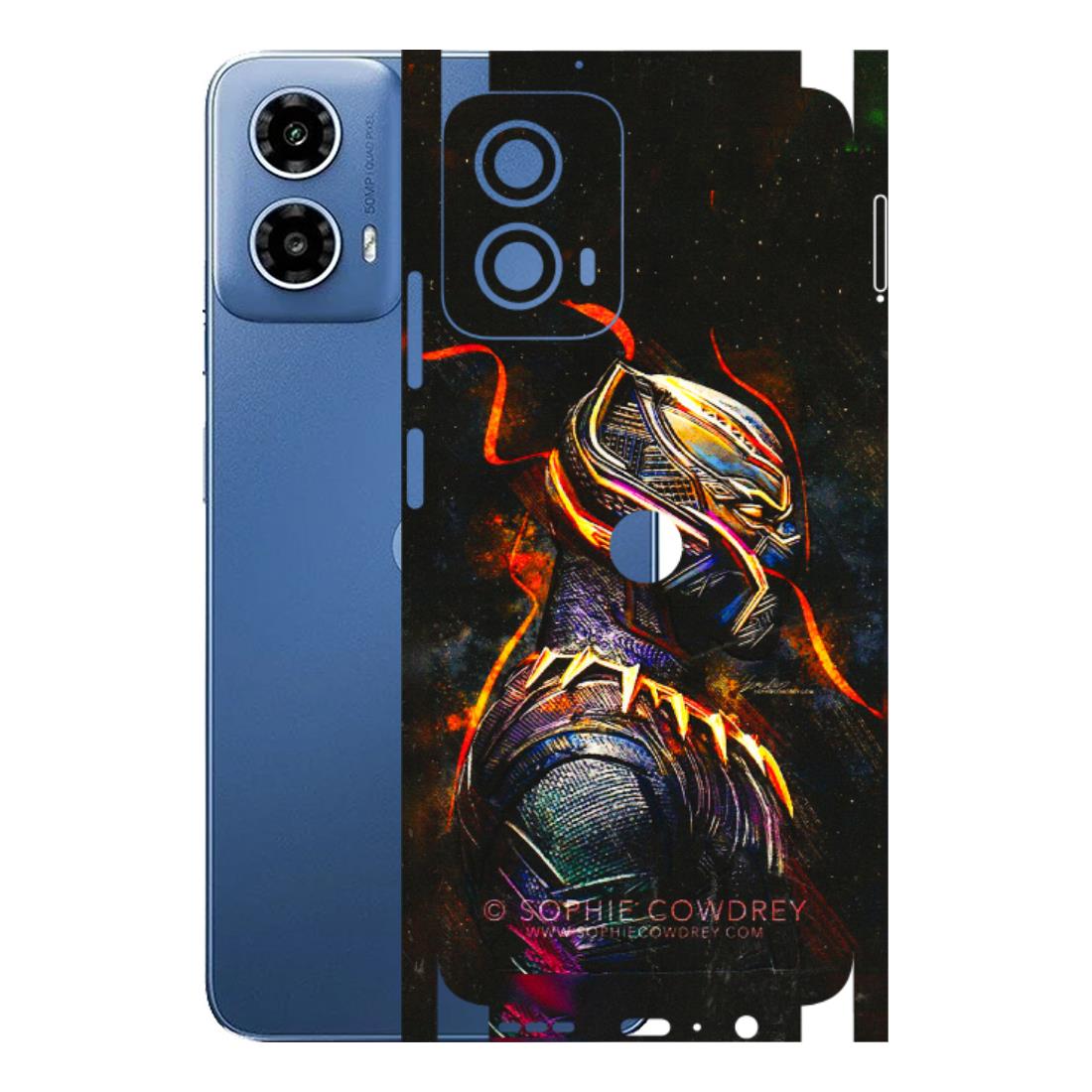 Motorola Phone Skins (All Models) - Black Panther - 3D Embossed Finish (L-190) Motorola Moto G 34 (5G)