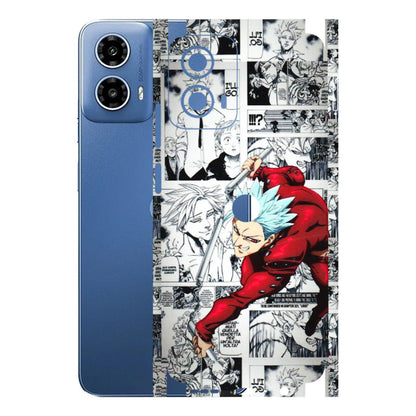 Motorola Phone Skins (All Models) - Anime Comic - 3D Embossed Finish (L-192) Motorola Moto G 34 (5G)