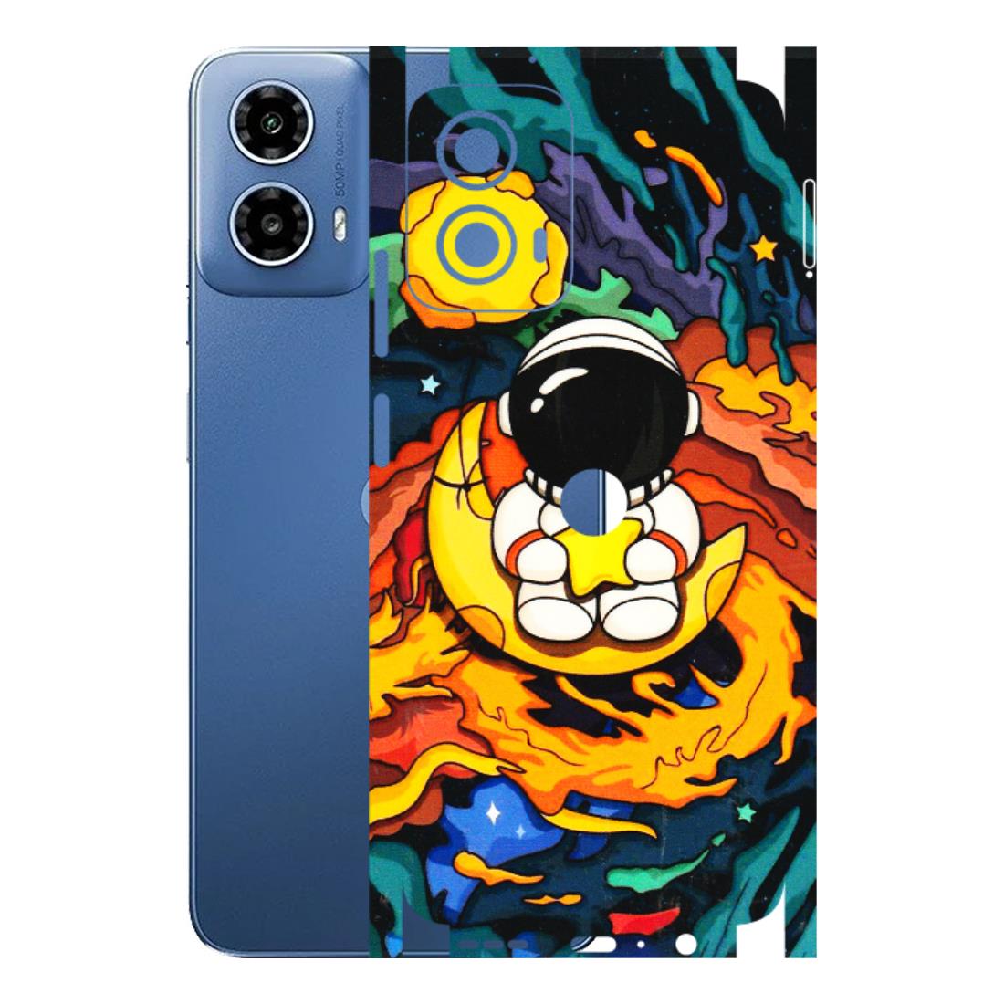 Motorola Phone Skins (All Models) - Baby Astronaut - 3D Embossed Finish (L-197) Motorola Moto G 34 (5G)