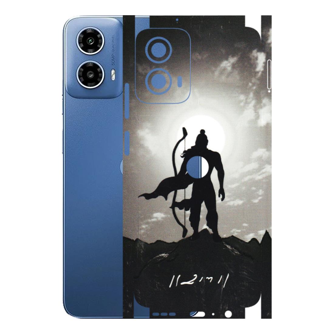 Motorola Phone Skins (All Models) - Jai Siya Ram - 3D Embossed Finish (L-200) Motorola Moto G 34 (5G)