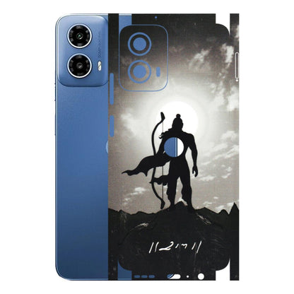 Motorola Phone Skins (All Models) - Jai Siya Ram - 3D Embossed Finish (L-200) Motorola Moto G 34 (5G)