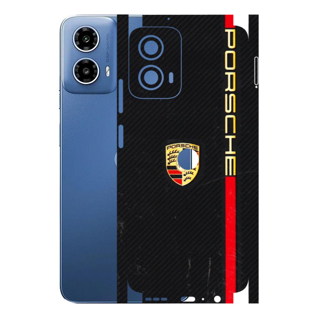 Motorola Phone Skins (All Models) - Premium Porsche - 3D Embossed Finish (L-225) Motorola Moto G 34 (5G)
