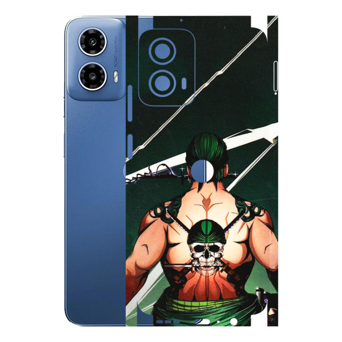 Motorola Phone Skins (All Models) - Zoro Anime - 3D Embossed Finish (L-23) Motorola Moto G 34 (5G)