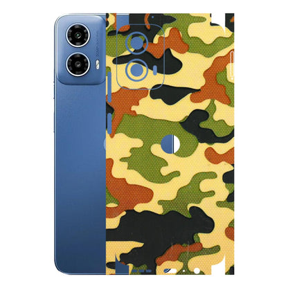Motorola Phone Skins (All Models) - Indian Military - 3D Embossed Finish (L-234) Motorola Moto G 34 (5G)